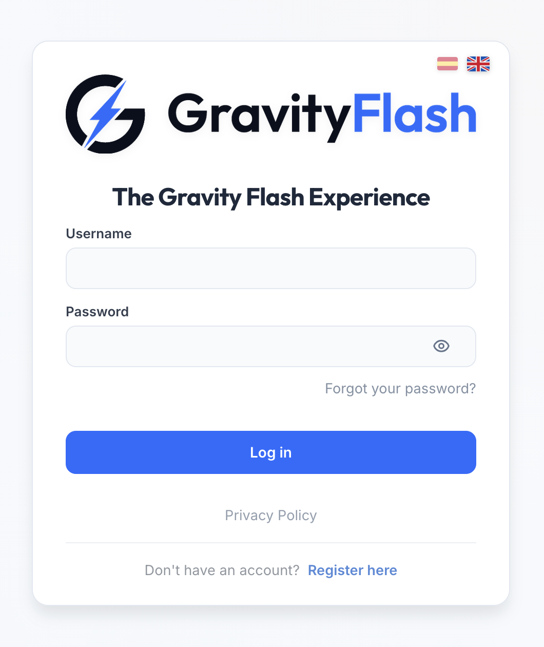 Welcome to GravityFlash